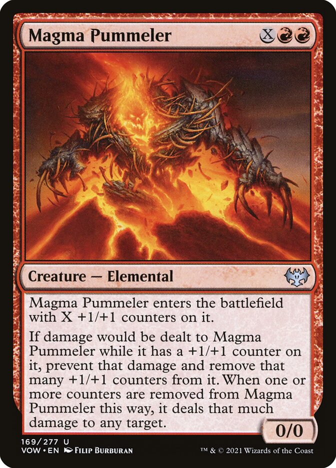 Card Scan of Magma Pummeler | VOW