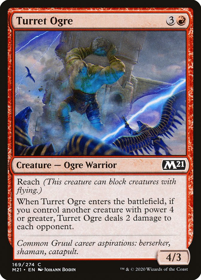 Card Scan of Turret Ogre | M21