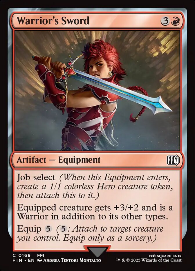 Card Scan of Warrior's Sword | FIN