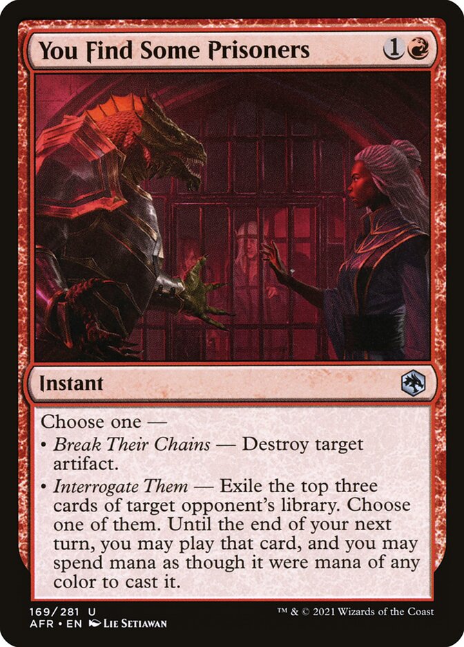 You Find Some Prisoners | AFR (Foil)