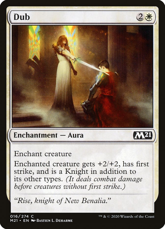 Card Scan of Dub | M21