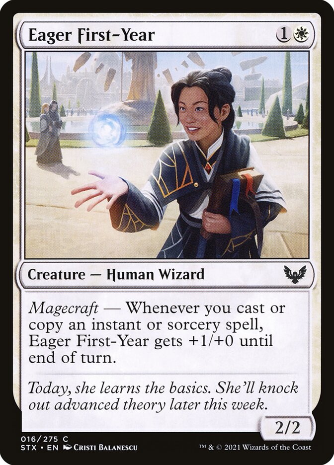 Card Scan of Eager First-Year | STX