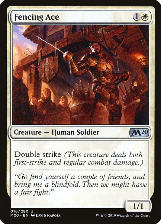 Card Scan of Fencing Ace | M20