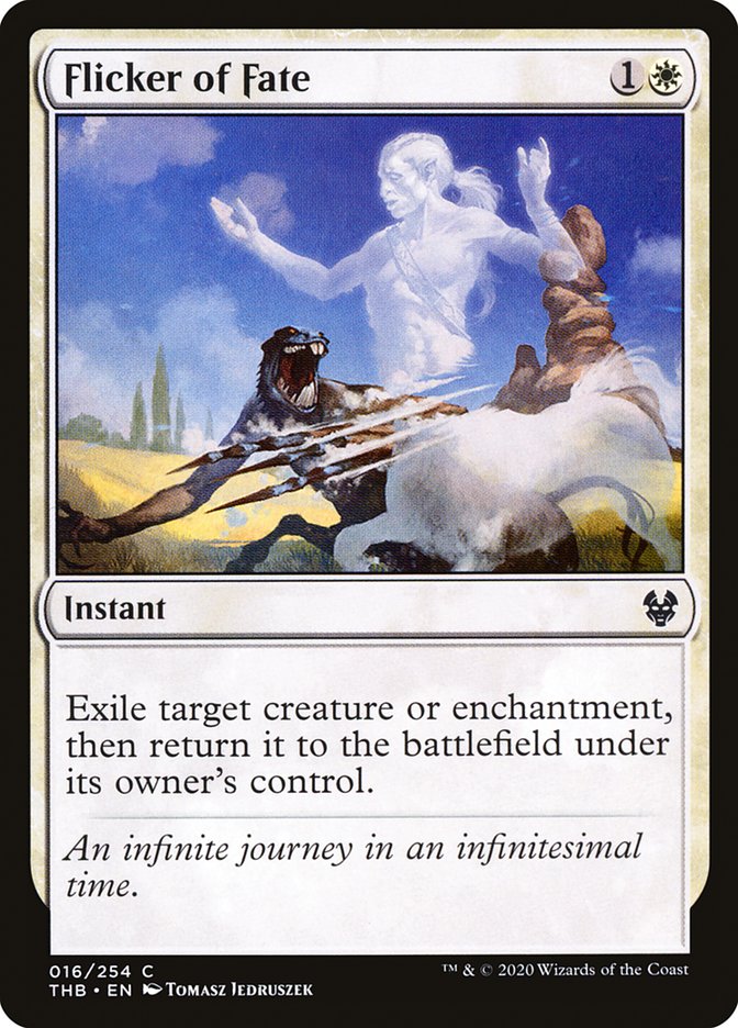 Card Scan of Flicker of Fate | THB