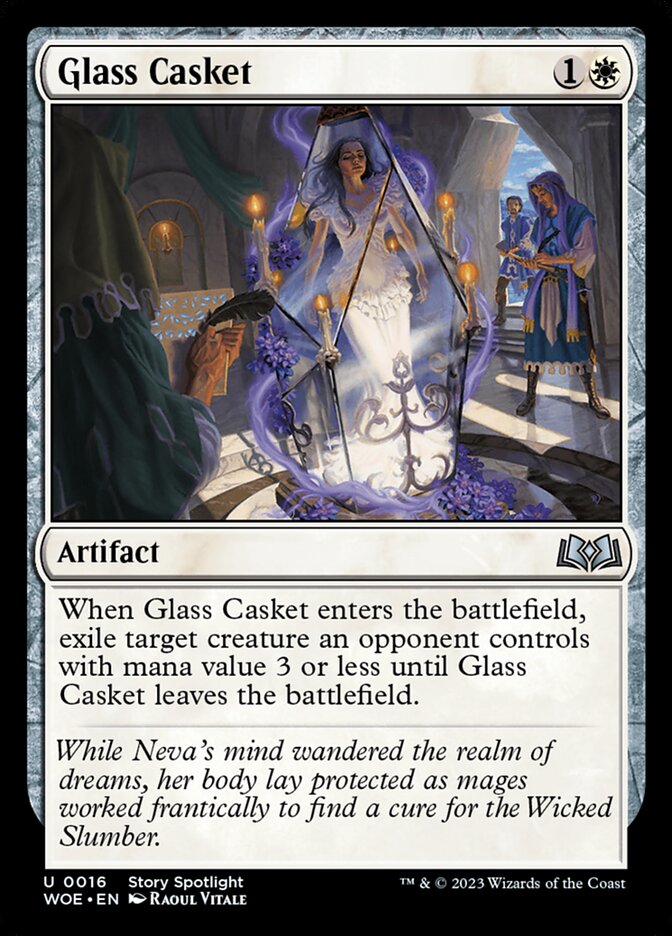 Card Scan of Glass Casket | WOE