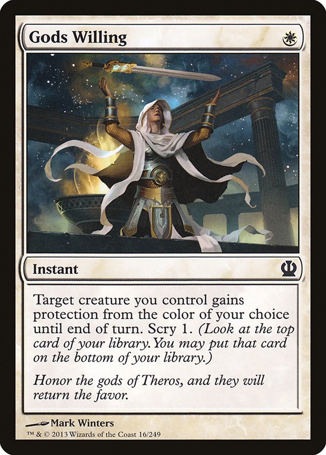 Card Scan of Gods Willing | THS