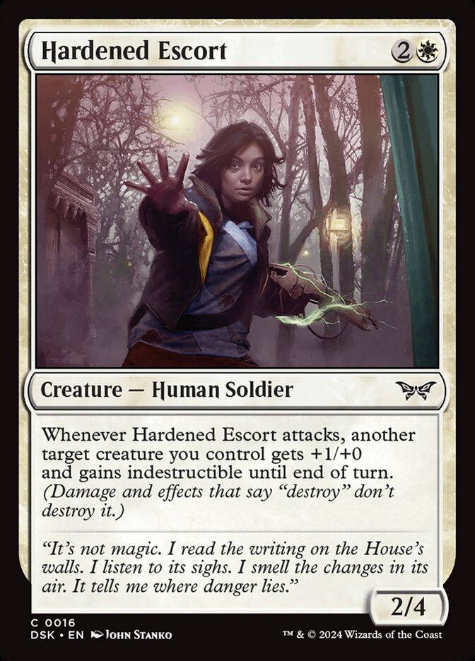 Card Scan of Hardened Escort | DSK
