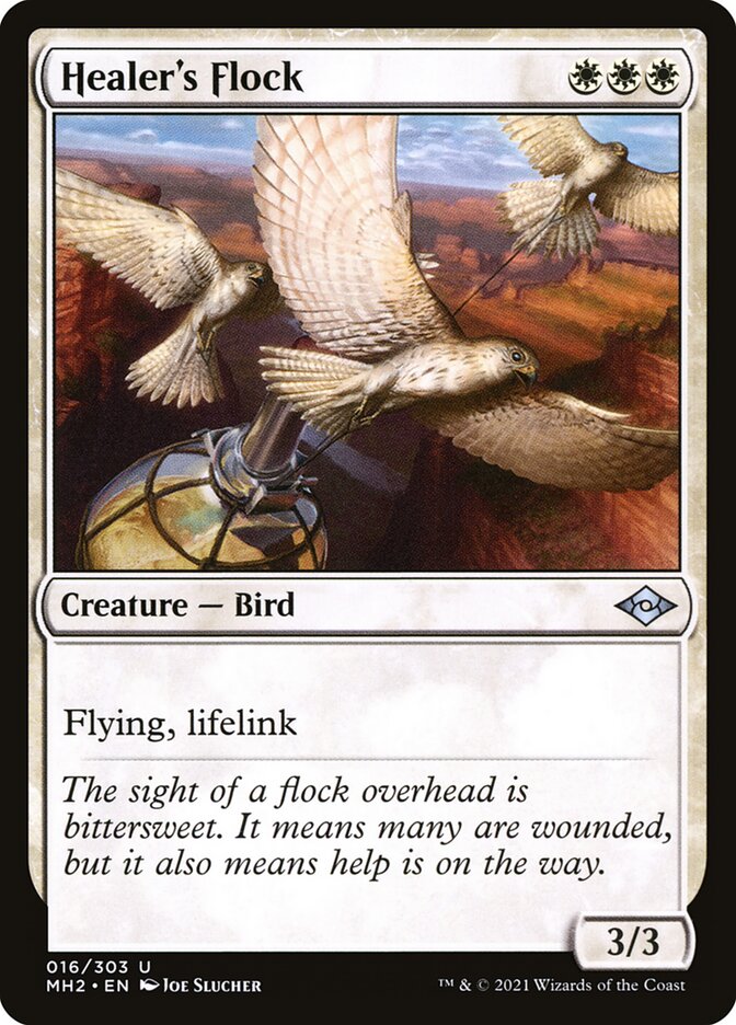 Card Scan of Healer's Flock | MH2