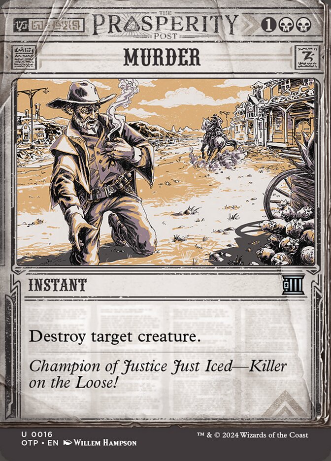 Card Scan of Murder | OTP