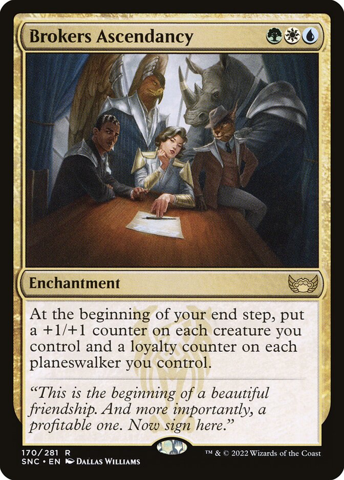 Brokers Ascendancy | SNC (Foil) - Card Scan