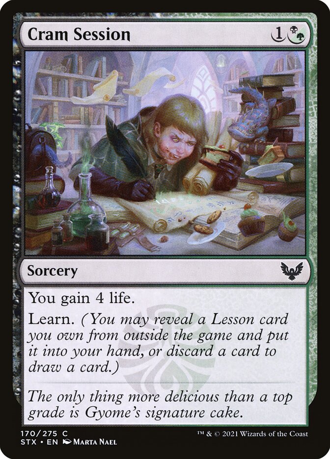 Card Scan of Cram Session | STX