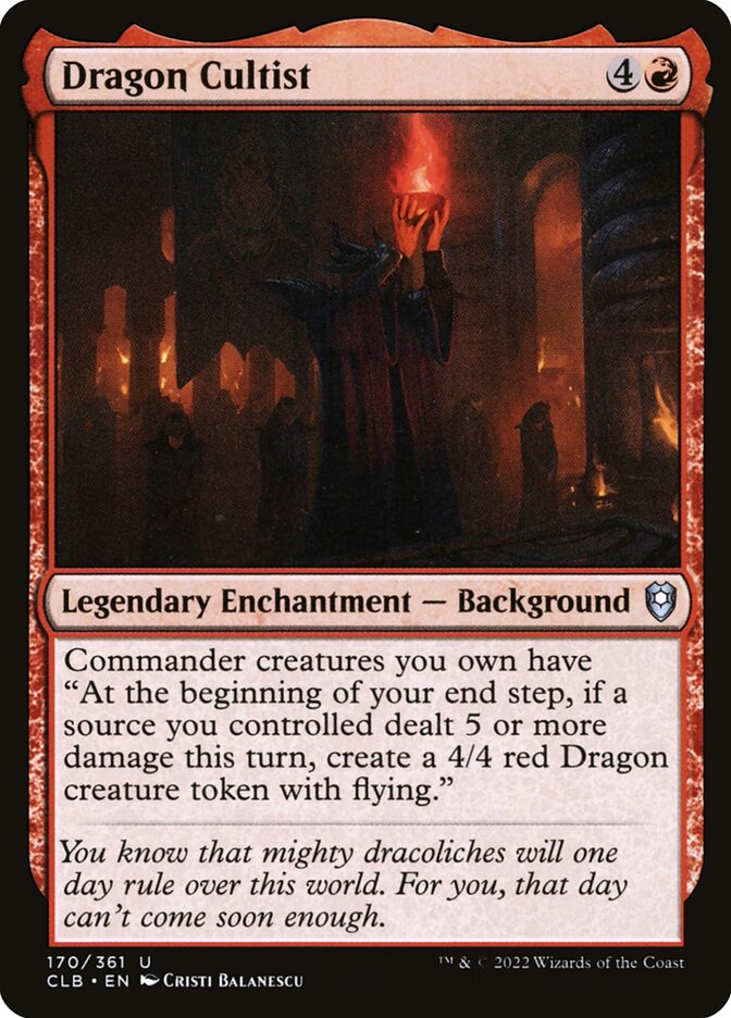 Card Scan of Dragon Cultist | CLB