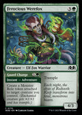 Card Scan of Ferocious Werefox // Guard Change | WOE