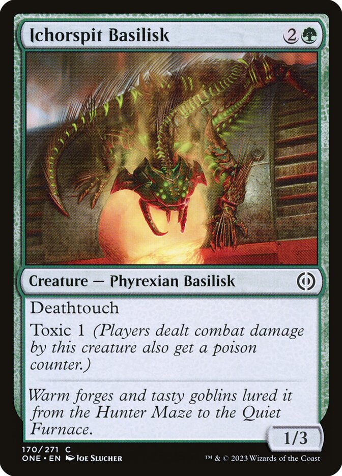 Card Scan of Ichorspit Basilisk | ONE