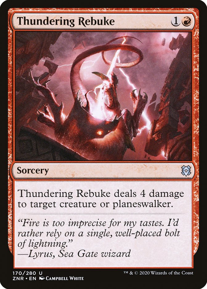 Thundering Rebuke | ZNR