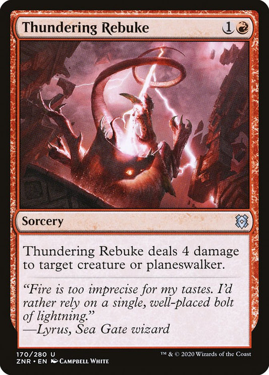 Thundering Rebuke | ZNR