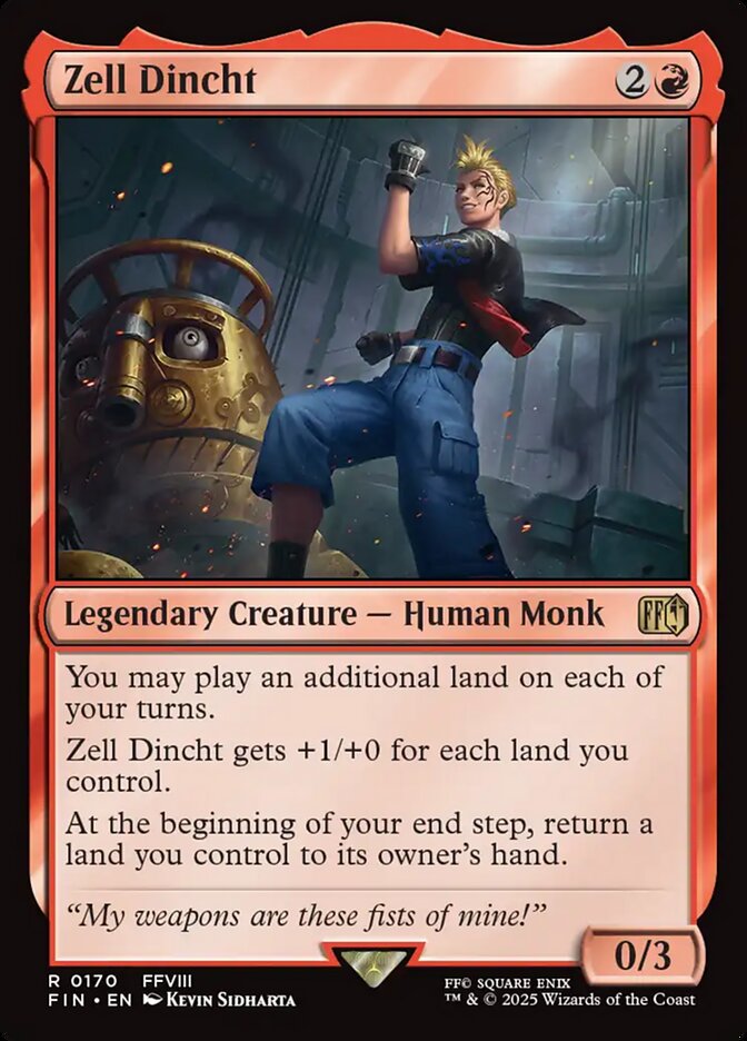 Card Scan of Zell Dincht | FIN