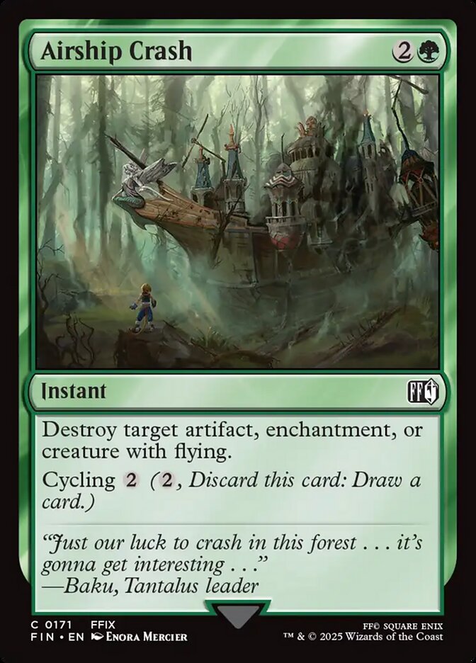 Card Scan of Airship Crash | FIN