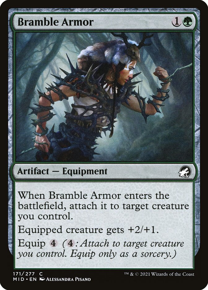 Card Scan of Bramble Armor | MID