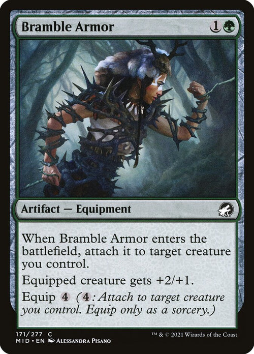 Card Scan of Bramble Armor | MID