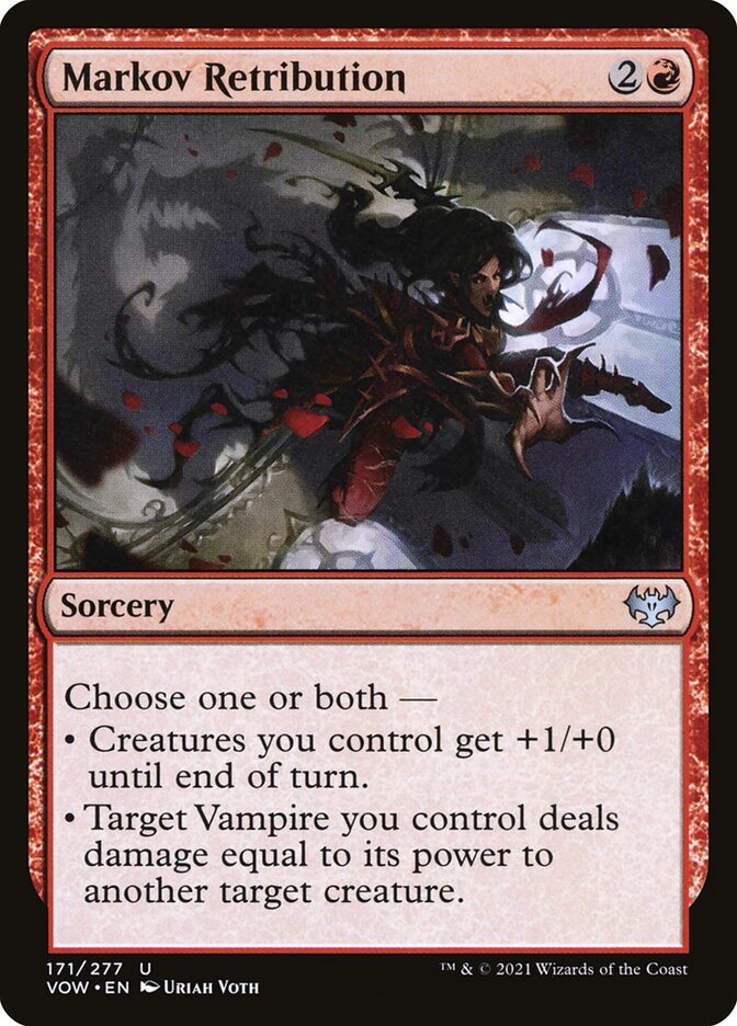 Card Scan of Markov Retribution | VOW