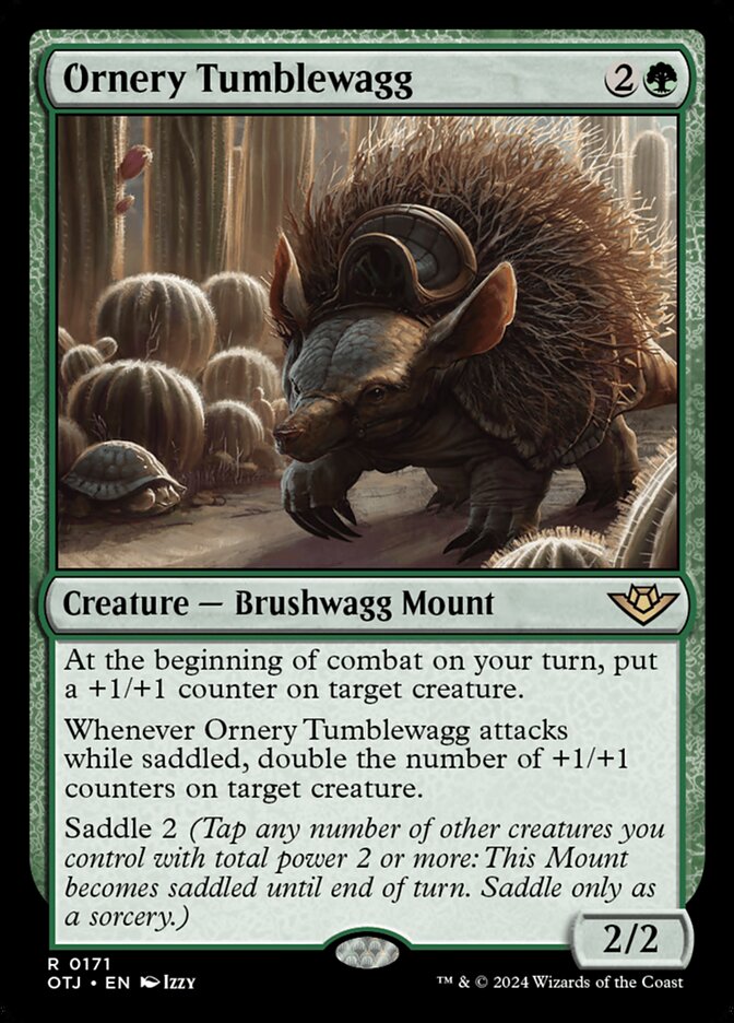 Card Scan of Ornery Tumblewagg | OTJ