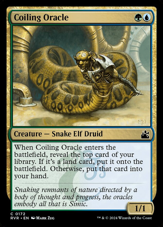 Card Scan of Coiling Oracle | RVR