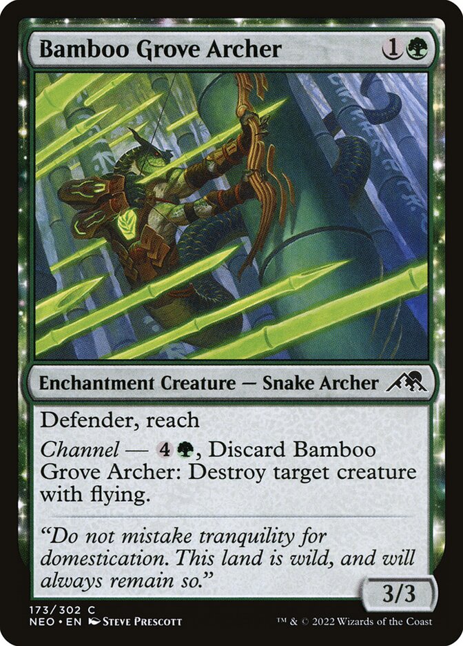 Card Scan of Bamboo Grove Archer | NEO