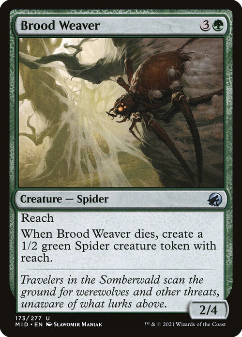 Card Scan of Brood Weaver | MID