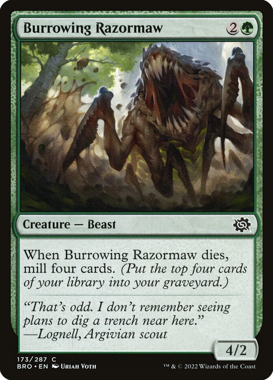 Burrowing Razormaw | BRO