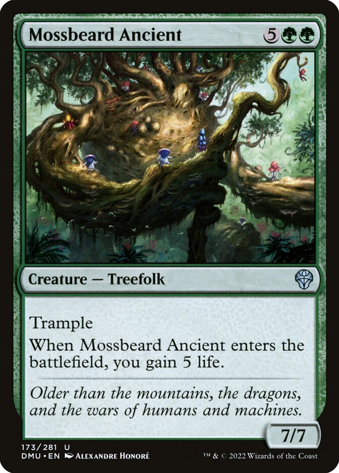 Card Scan of Mossbeard Ancient | DMU