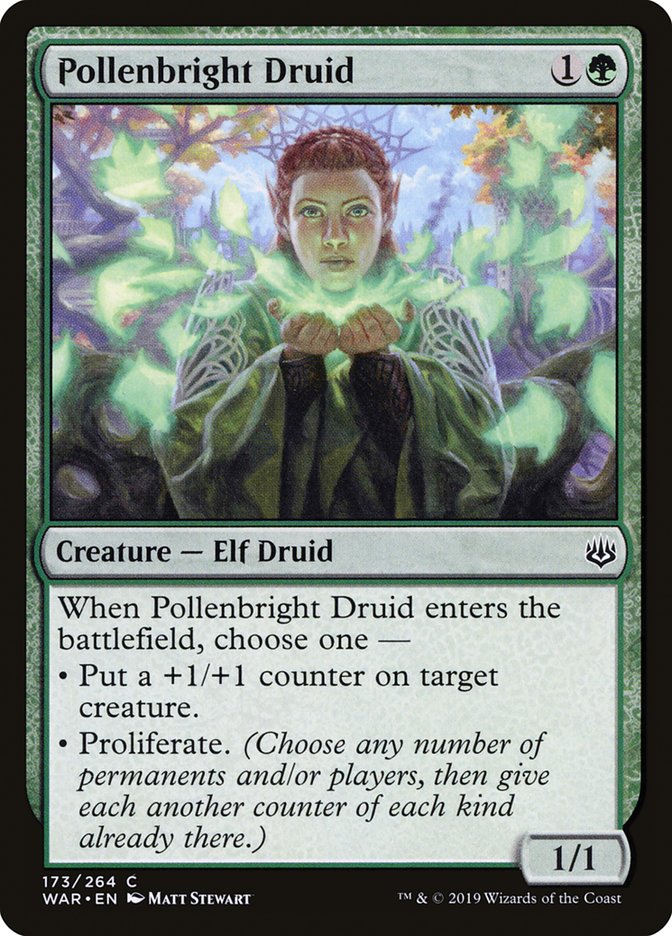 Card Scan of Pollenbright Druid | WAR