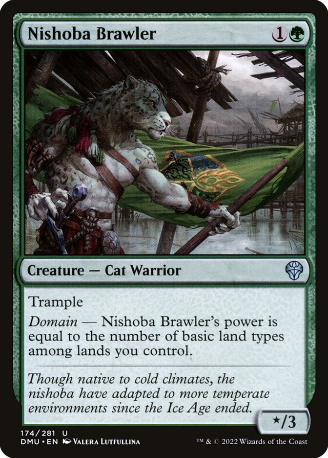 Card Scan of Nishoba Brawler | DMU