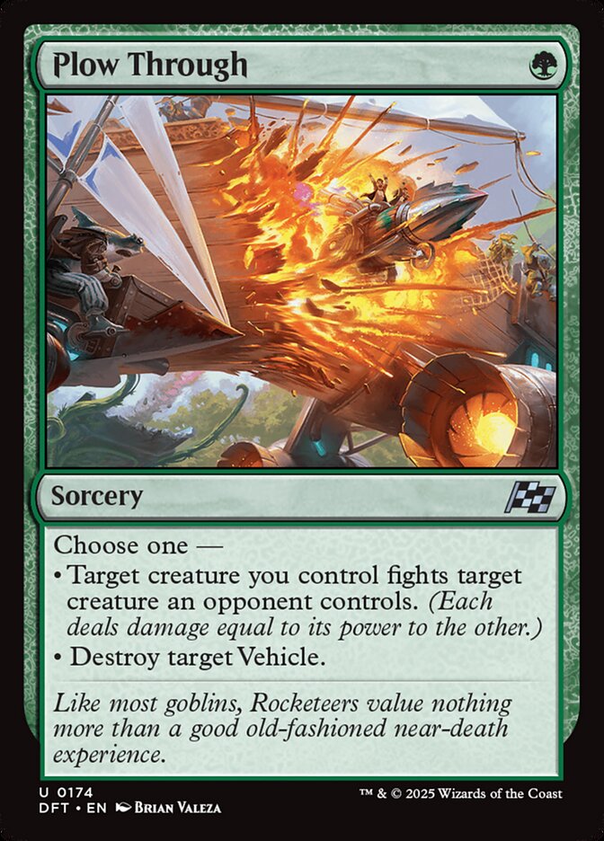 Card Scan of Plow Through | DFT