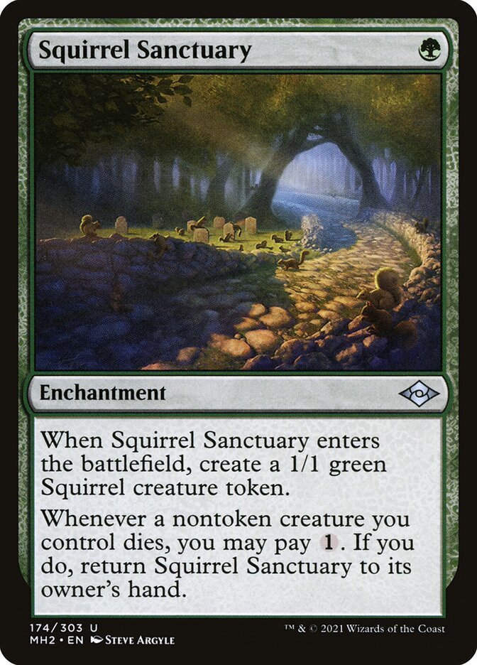 Card Scan of Squirrel Sanctuary | MH2