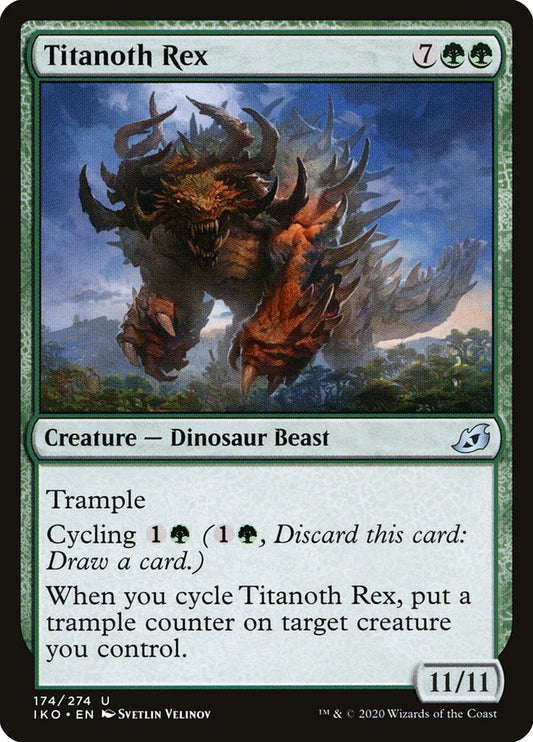 Card Scan of Titanoth Rex | IKO