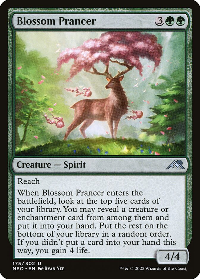 Card Scan of Blossom Prancer | NEO