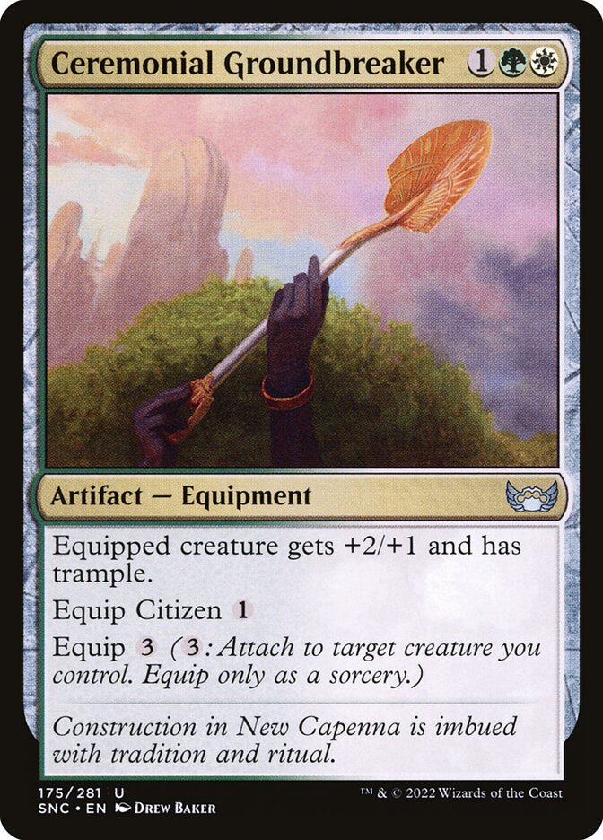 Ceremonial Groundbreaker | SNC (Foil) - Card Scan