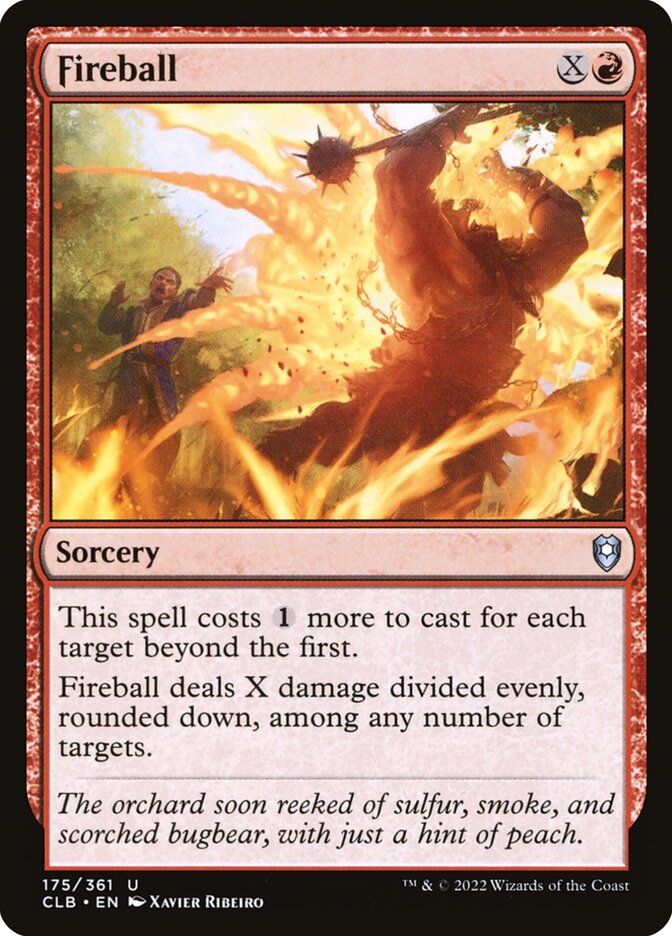 Card Scan of Fireball | CLB