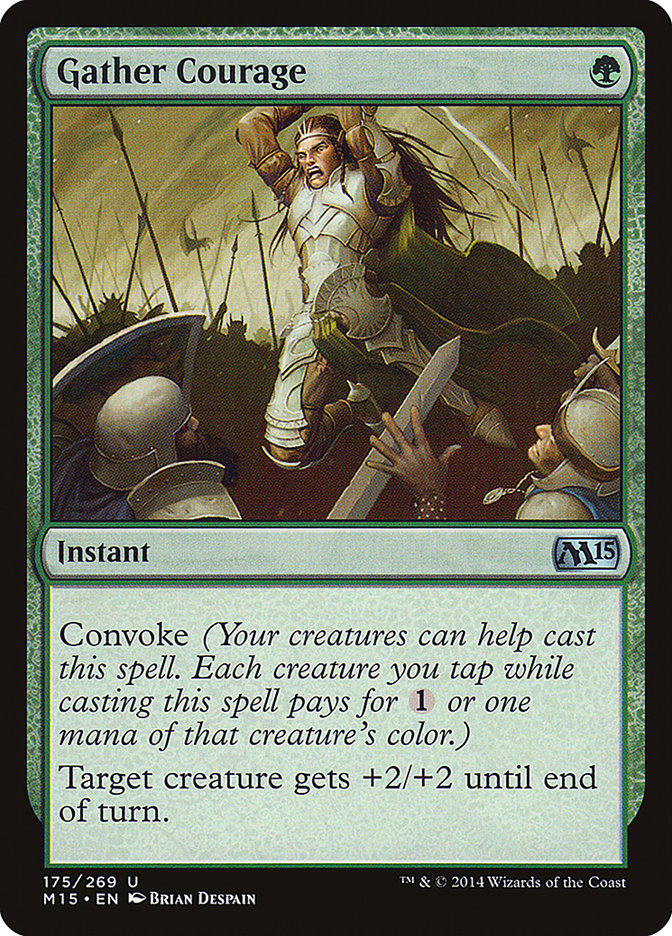 Card Scan of Gather Courage | M15