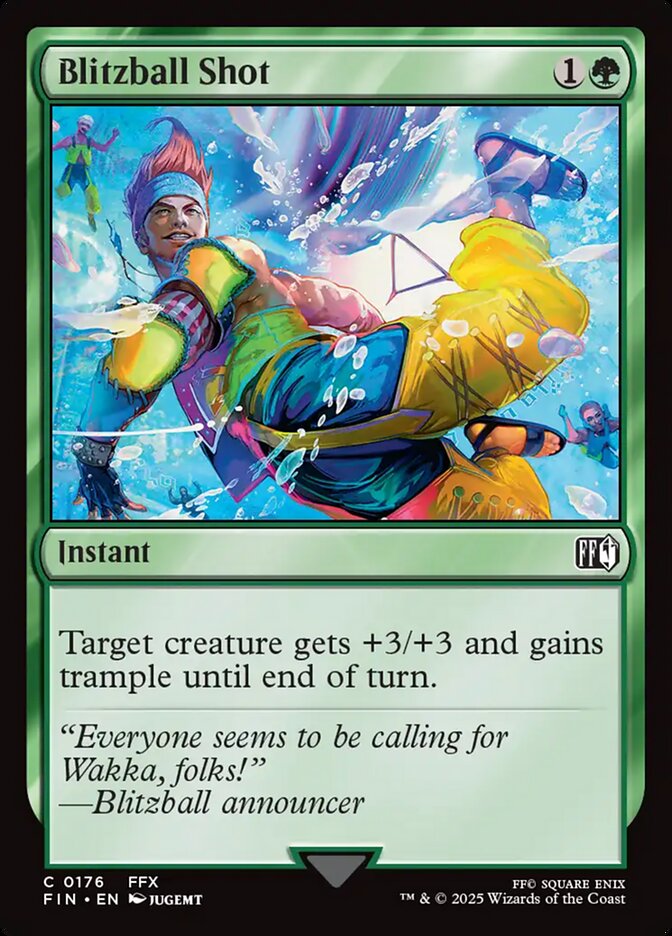 Card Scan of Blitzball Shot | FIN