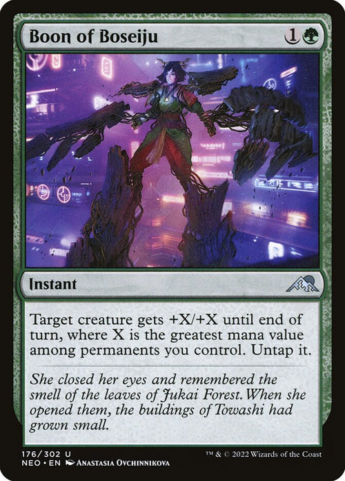 Card Scan of Boon of Boseiju | NEO