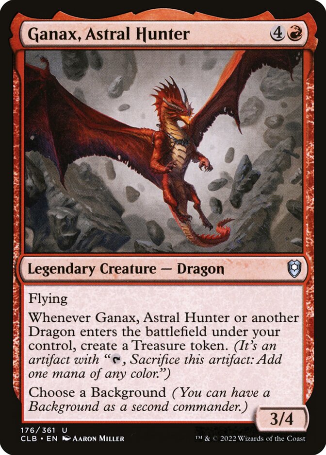 Card Scan of Ganax, Astral Hunter | CLB