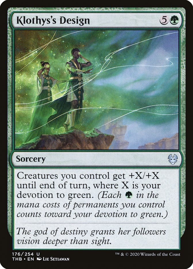 Card Scan of Klothys's Design | THB