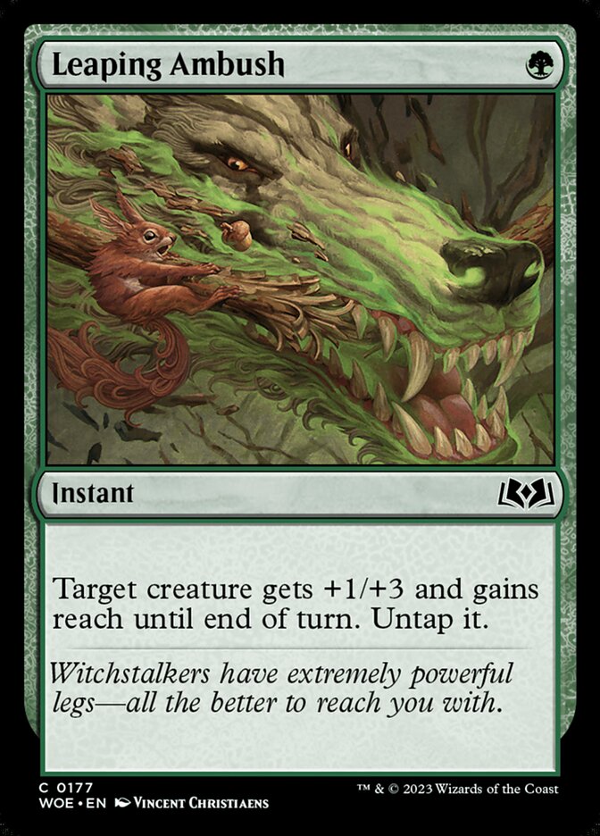 Card Scan of Leaping Ambush | WOE