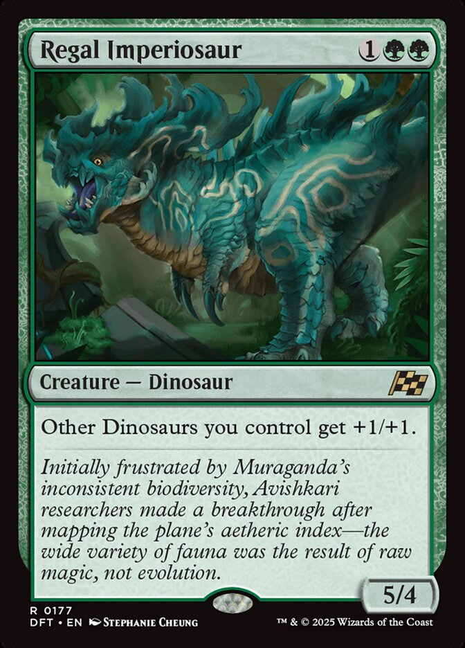 Card Scan of Regal Imperiosaur | DFT
