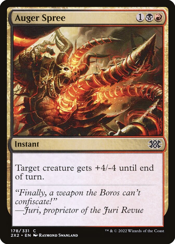 Card Scan of Auger Spree | 2X2