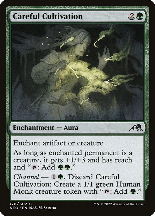 Card Scan of Careful Cultivation | NEO