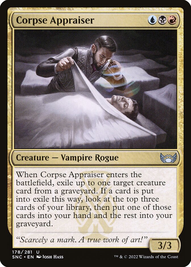 Card Scan of Corpse Appraiser | SNC