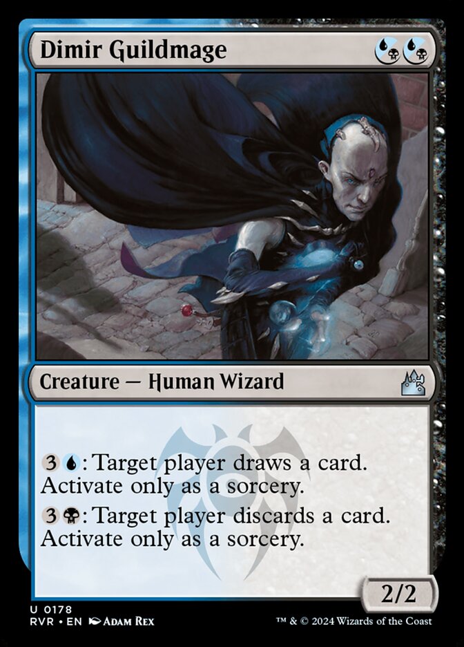 Card Scan of Dimir Guildmage | RVR